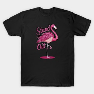 Funny Stand Out Flamboyant Flamingo T-Shirt